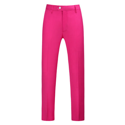 Pantalones de corte ajustado para hombre con raya frontal-Pants for Men-Casaluzia