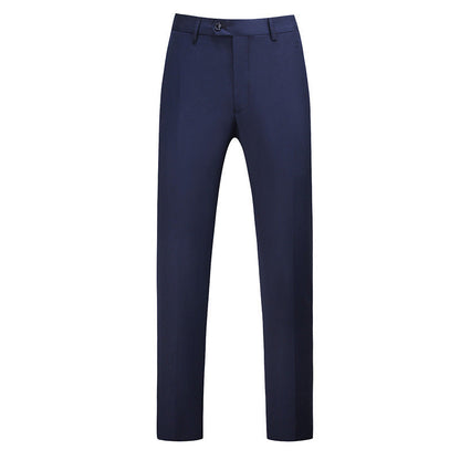 Pantalones de corte ajustado para hombre con raya frontal-Pants for Men-Casaluzia