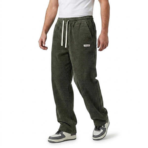 Pantalones de pana con cordón para hombre-Pants for men-Casaluzia