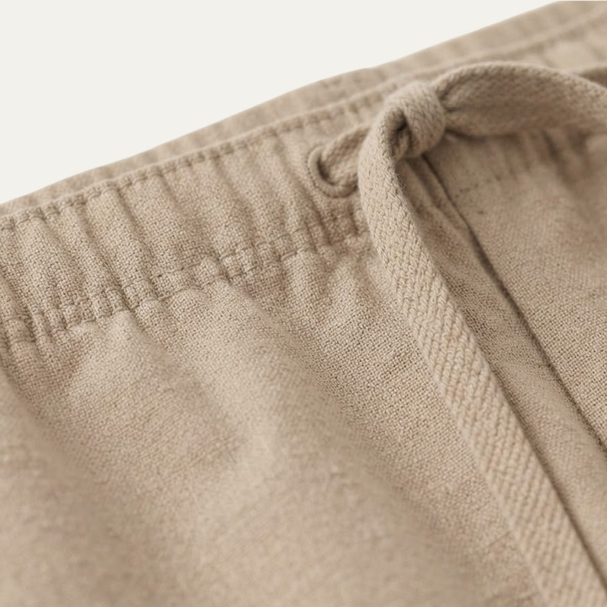 Pantalones de pierna ancha de mezcla de lino para hombre-Pants for Men-Casaluzia
