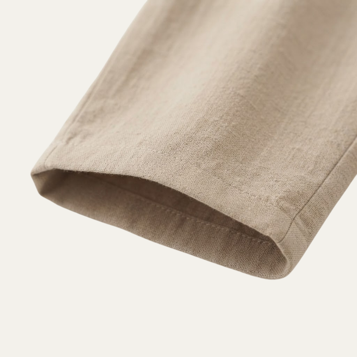 Pantalones de pierna ancha de mezcla de lino para hombre-Pants for Men-Casaluzia