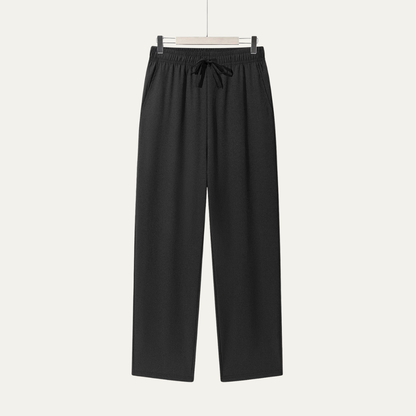 Pantalones rectos con cordón para hombre-Pants for Men-Casaluzia