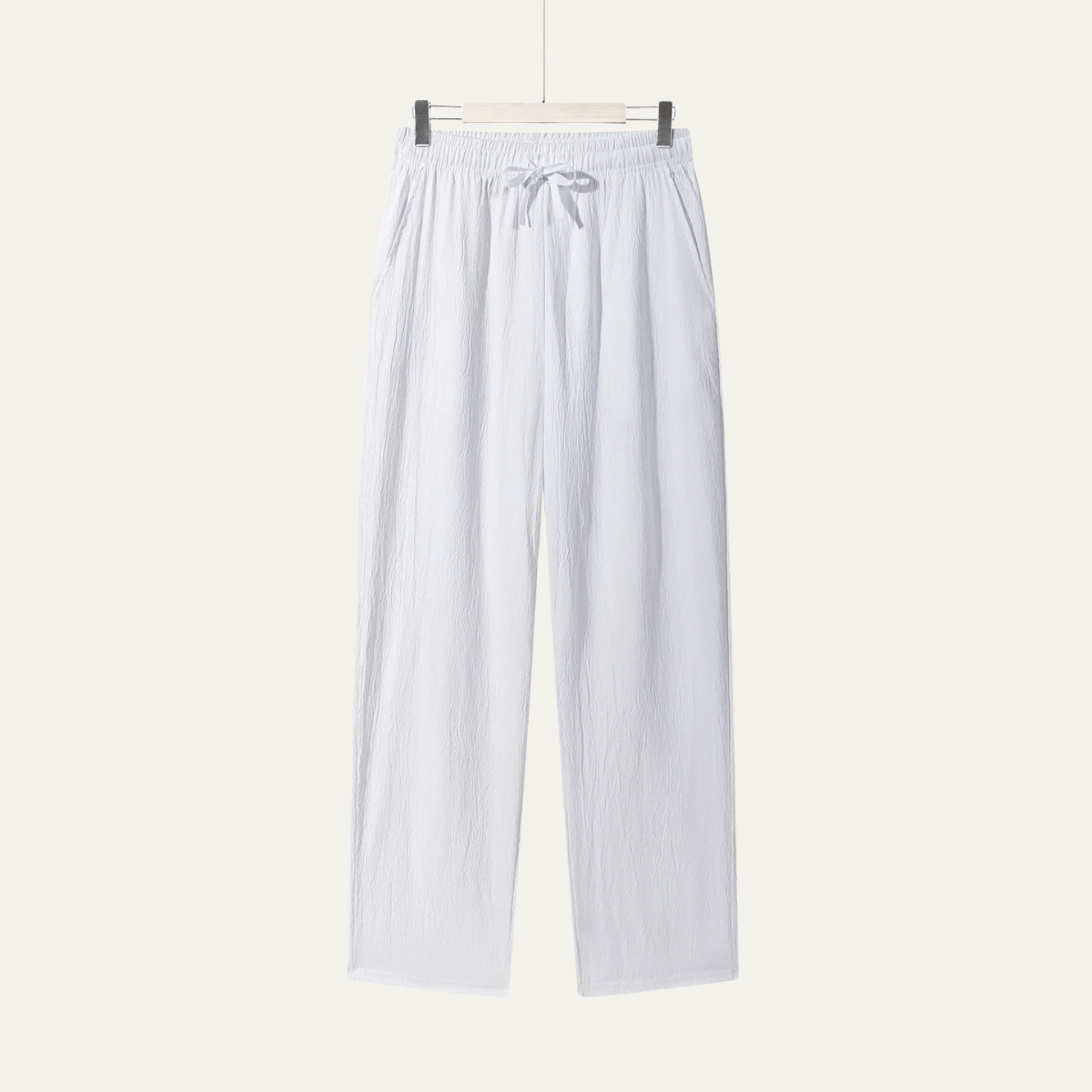 Pantalones rectos con cordón para hombre-Pants for Men-Casaluzia