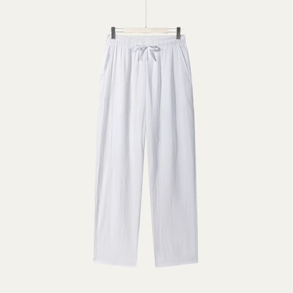 Pantalones rectos con cordón para hombre-Pants for Men-Casaluzia