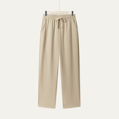 Pantalones rectos con cordón para hombre-Pants for Men-Casaluzia