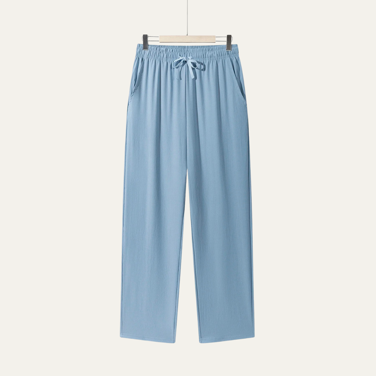Pantalones rectos con cordón para hombre-Pants for Men-Casaluzia