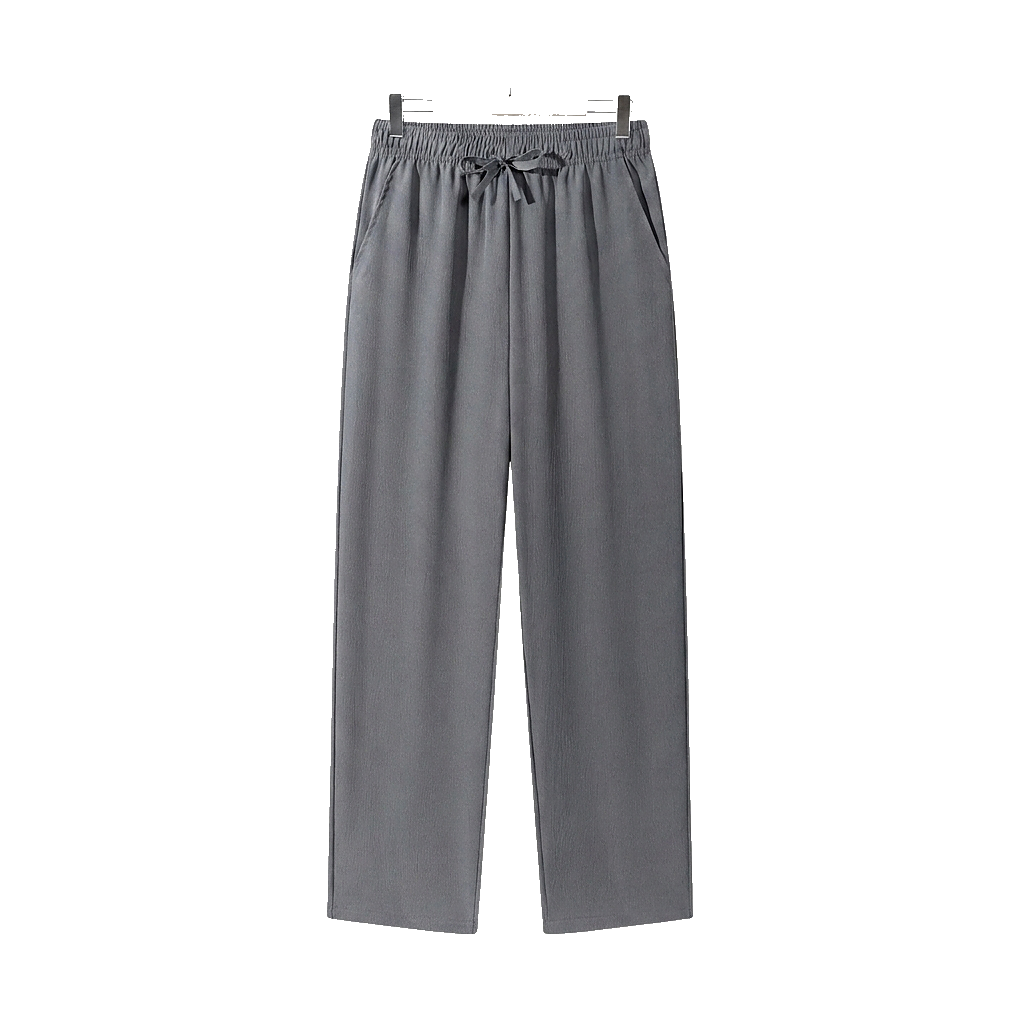 Pantalones rectos con cordón para hombre-Pants for Men-Casaluzia