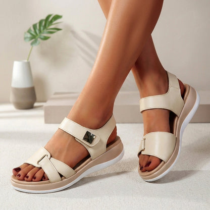 Sandalias de plataforma con correa ajustable para mujer-Footwear for women-Casaluzia