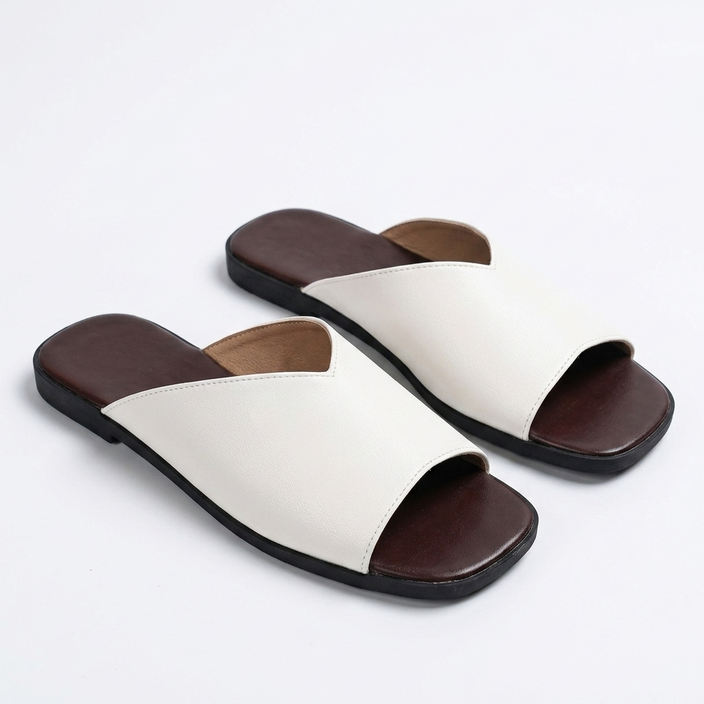 Sandalias planas con corte en V para mujer-Footwear for women-Casaluzia