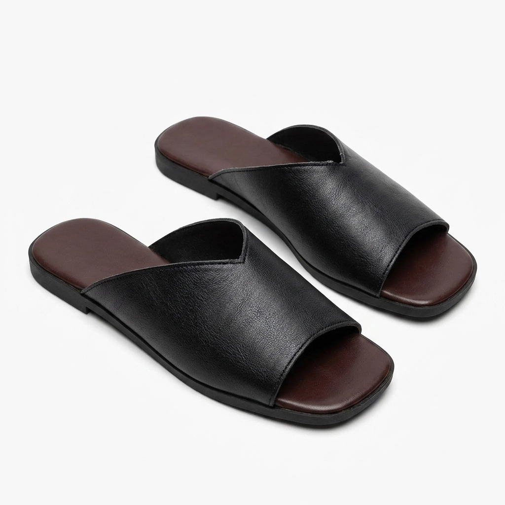 Sandalias planas con corte en V para mujer-Footwear for women-Casaluzia