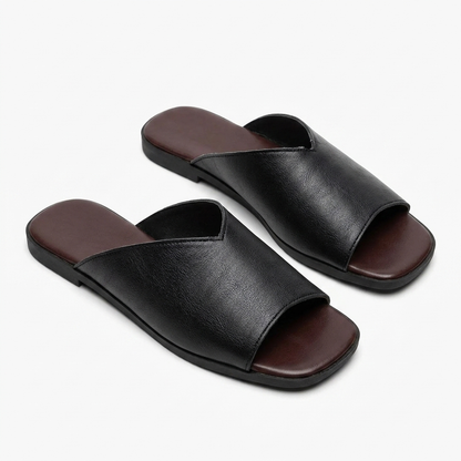 Sandalias planas con corte en V para mujer-Footwear for women-Casaluzia