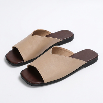 Sandalias planas con corte en V para mujer-Footwear for women-Casaluzia