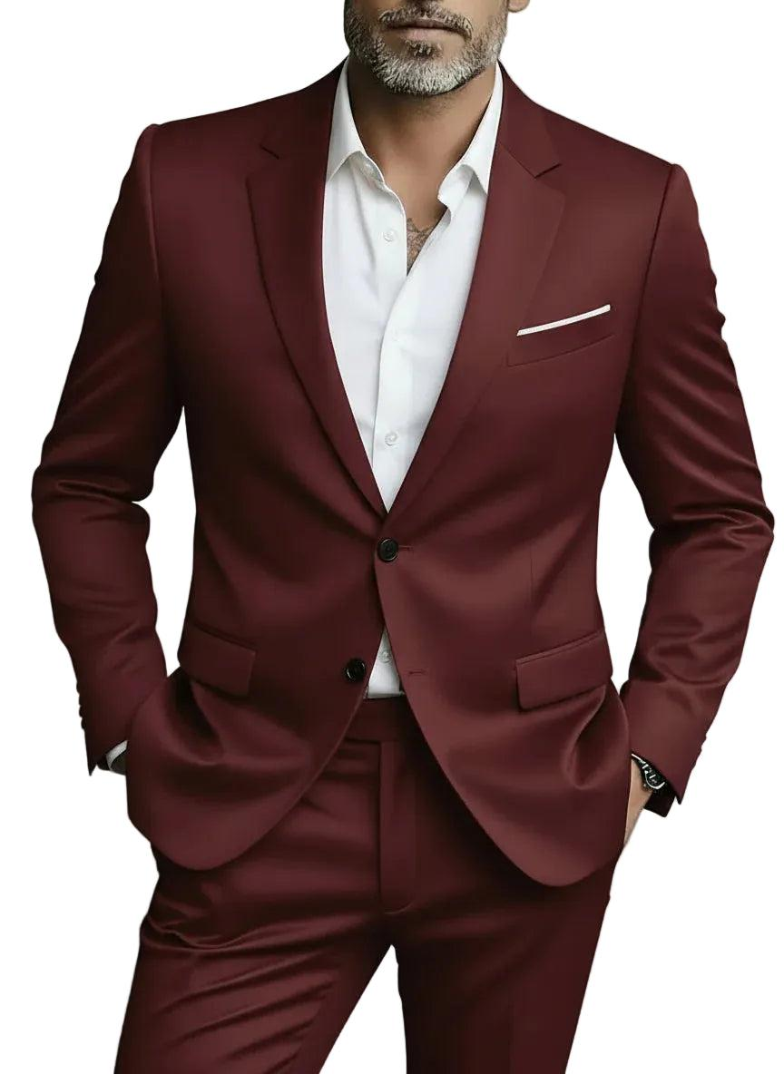 Traje de dos piezas para hombre con chaqueta y pantalón-Suits for Men-Casaluzia