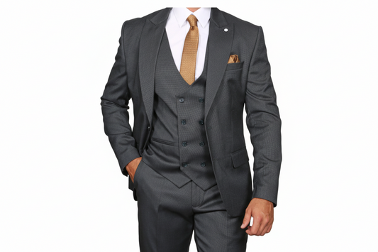 Traje de Hombre con chaqueta, chaleco y pantalón-Suits for Men-Casaluzia