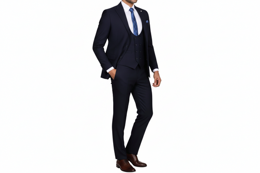Traje de Hombre con chaqueta, chaleco y pantalón-Suits for Men-Casaluzia