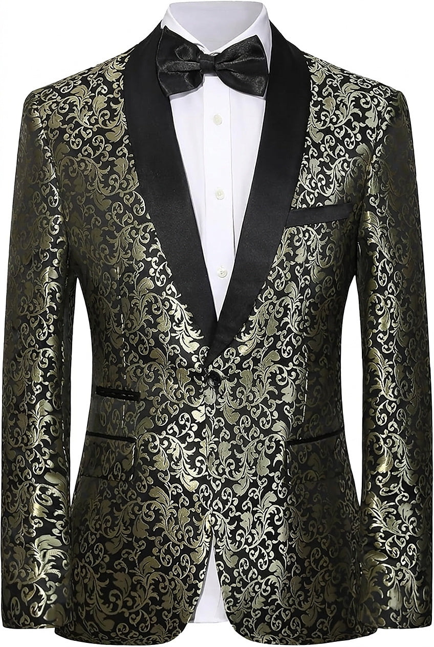 Traje estampado para hombre con americana y pantalón-Sets for Men-Casaluzia