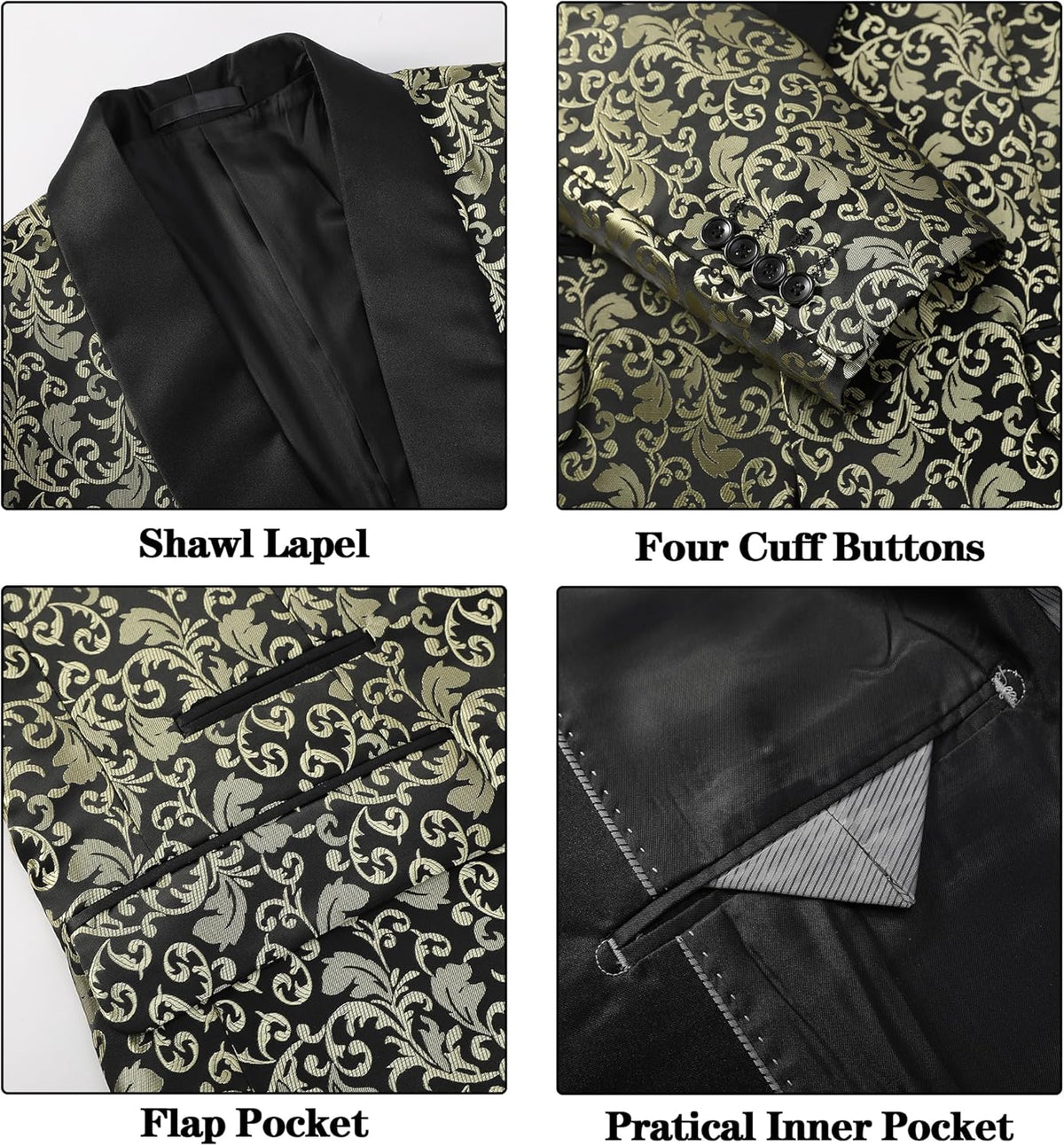 Traje estampado para hombre con americana y pantalón-Sets for Men-Casaluzia