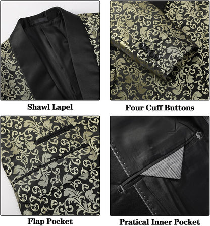 Traje estampado para hombre con americana y pantalón-Sets for Men-Casaluzia