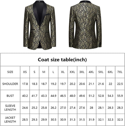 Traje estampado para hombre con americana y pantalón-Sets for Men-Casaluzia