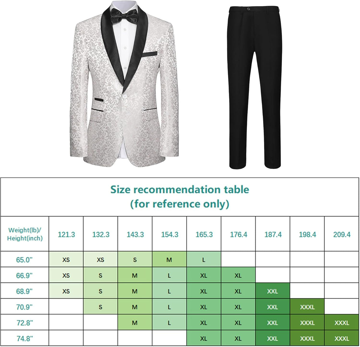 Traje estampado para hombre con americana y pantalón-Sets for Men-Casaluzia