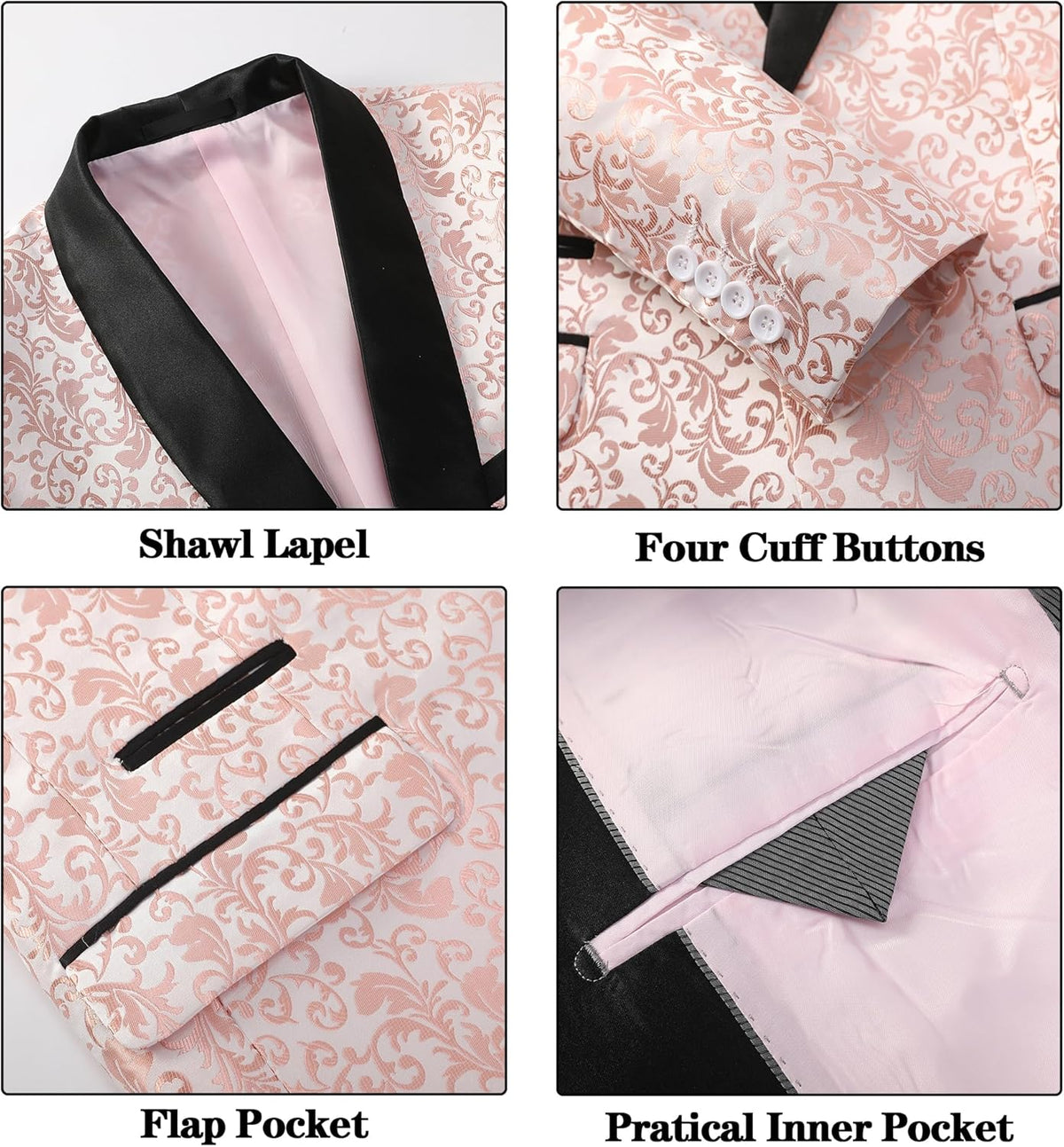Traje estampado para hombre con americana y pantalón-Sets for Men-Casaluzia