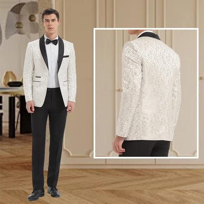 Traje estampado para hombre con americana y pantalón-Sets for Men-Casaluzia