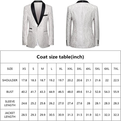 Traje estampado para hombre con americana y pantalón-Sets for Men-Casaluzia