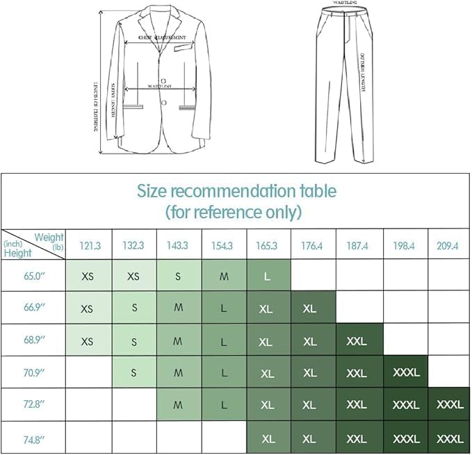 Traje estampado para hombre con americana y pantalón-Sets for Men-Casaluzia