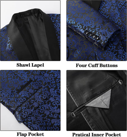 Traje estampado para hombre con americana y pantalón-Sets for Men-Casaluzia