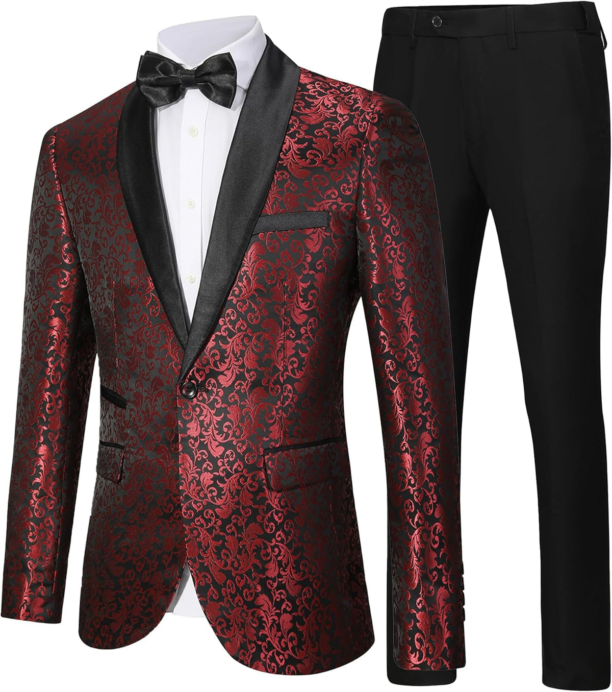 Traje estampado para hombre con americana y pantalón-Sets for Men-Casaluzia