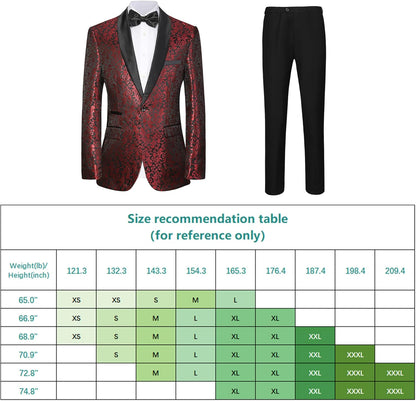 Traje estampado para hombre con americana y pantalón-Sets for Men-Casaluzia