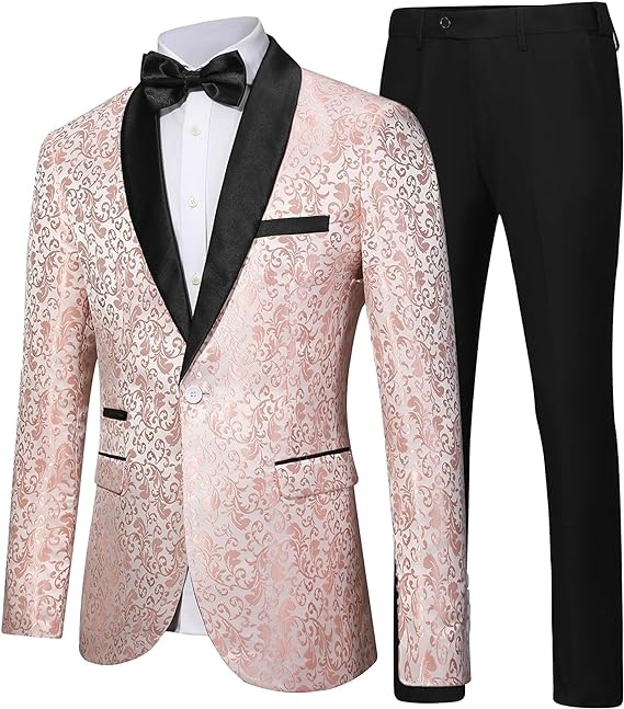Traje estampado para hombre con americana y pantalón-Sets for Men-Casaluzia