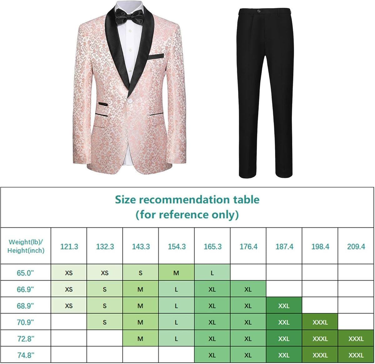 Traje estampado para hombre con americana y pantalón-Sets for Men-Casaluzia