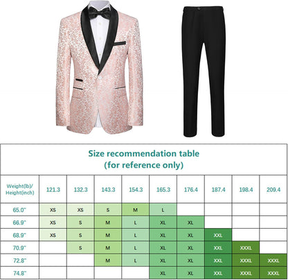 Traje estampado para hombre con americana y pantalón-Sets for Men-Casaluzia