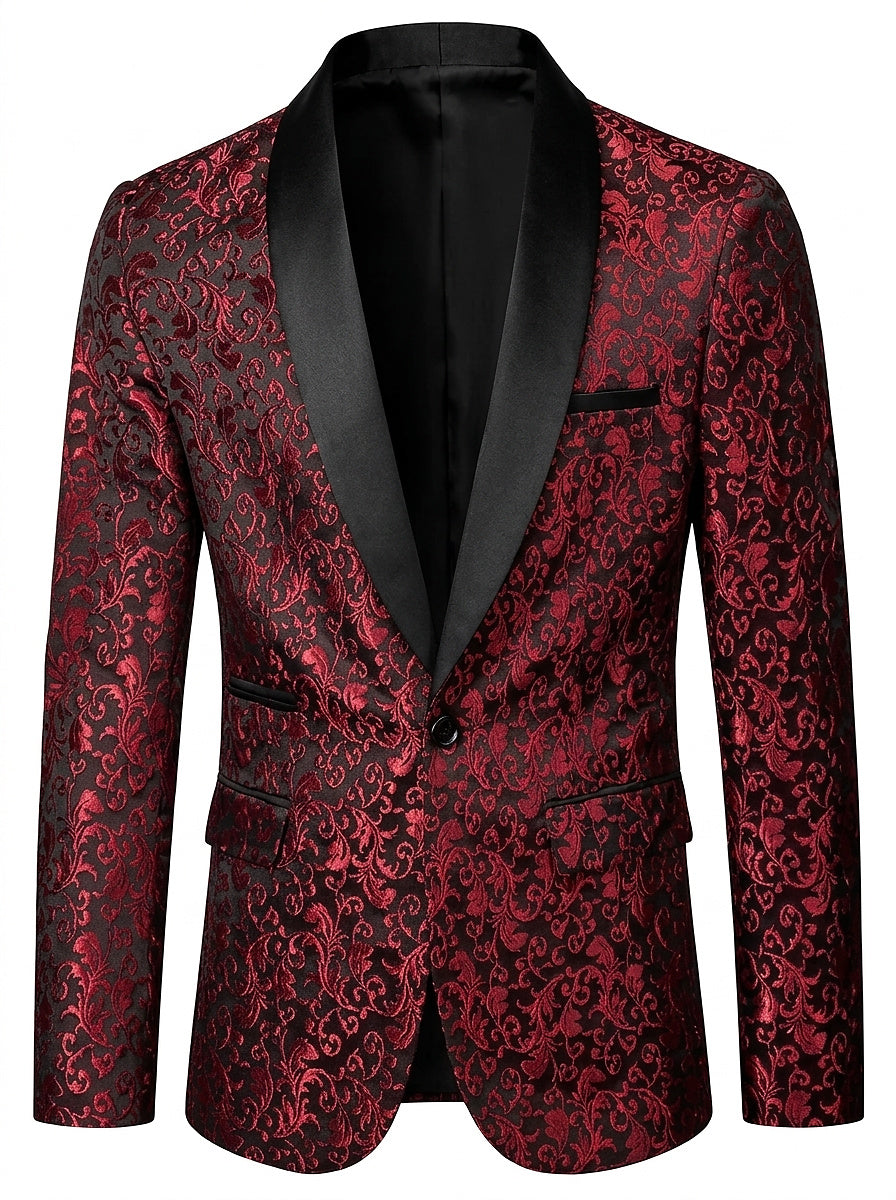 Traje estampado para hombre con americana y pantalón-Sets for Men-Casaluzia