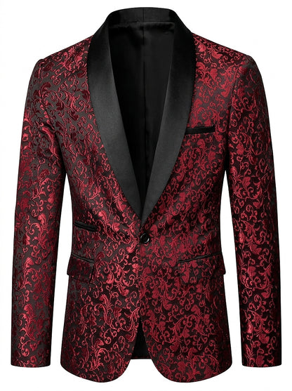 Traje estampado para hombre con americana y pantalón-Sets for Men-Casaluzia
