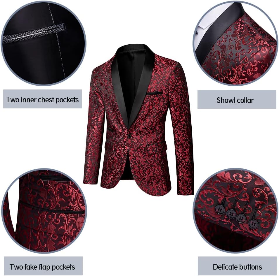 Traje estampado para hombre con americana y pantalón-Sets for Men-Casaluzia