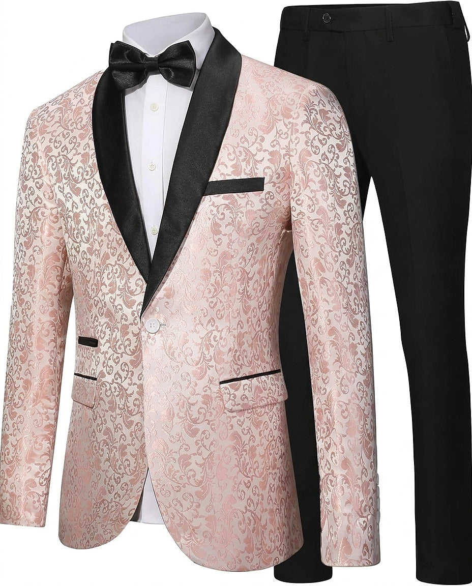 Traje estampado para hombre con americana y pantalón-Sets for Men-Casaluzia