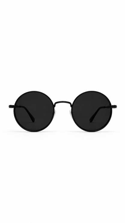 Unisex Gafas de sol redondas con brazos delgados-Glasses for men-Casaluzia