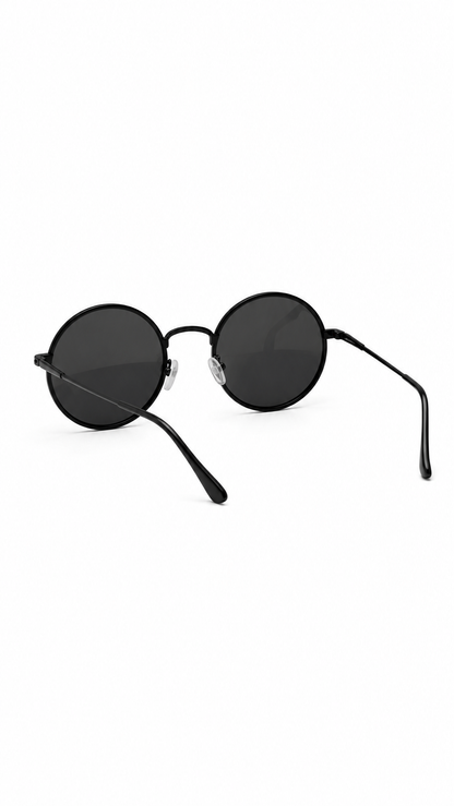 Unisex Gafas de sol redondas con brazos delgados-Glasses for men-Casaluzia