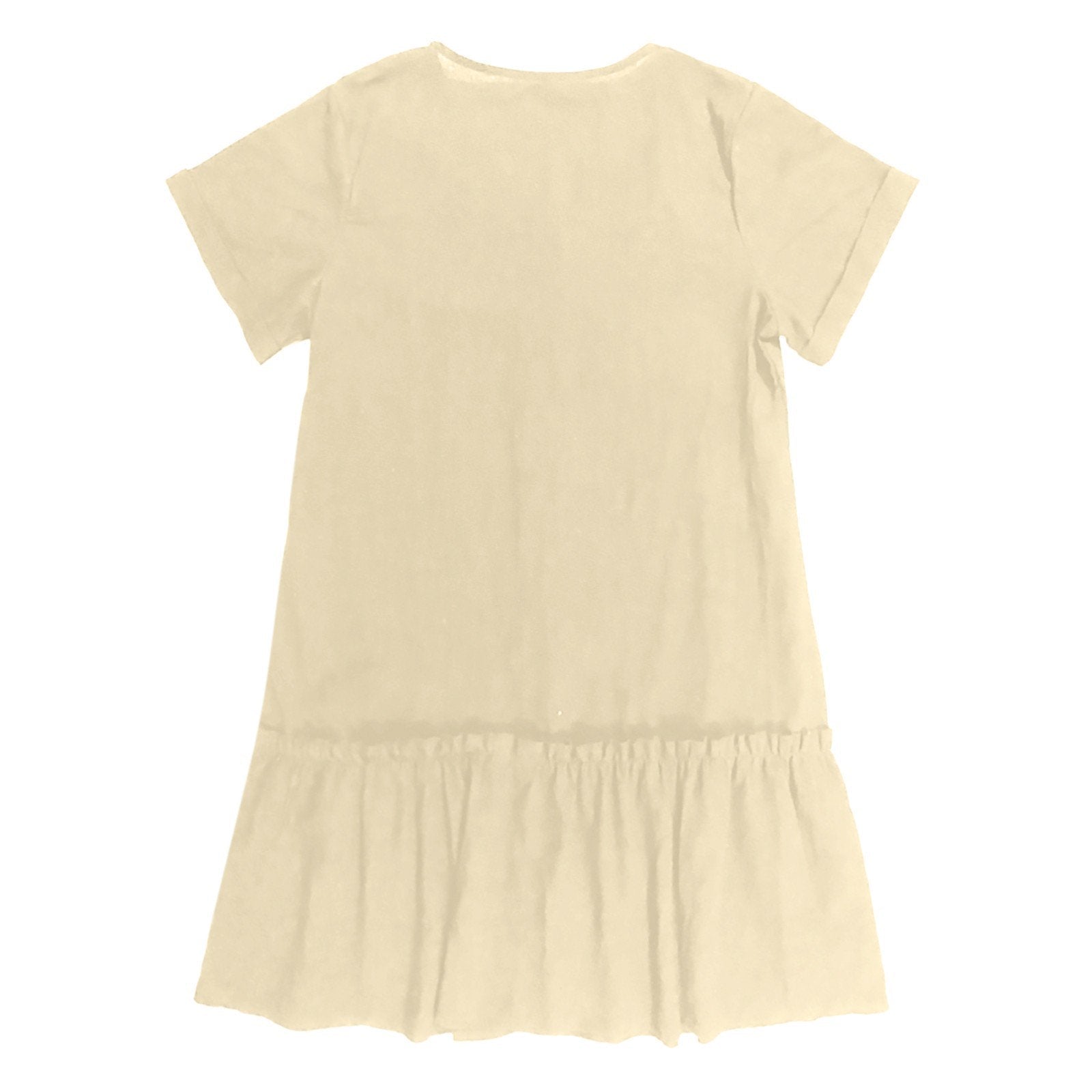 Vestido camisero corto con botones para mujer-Mini Dress-Casaluzia