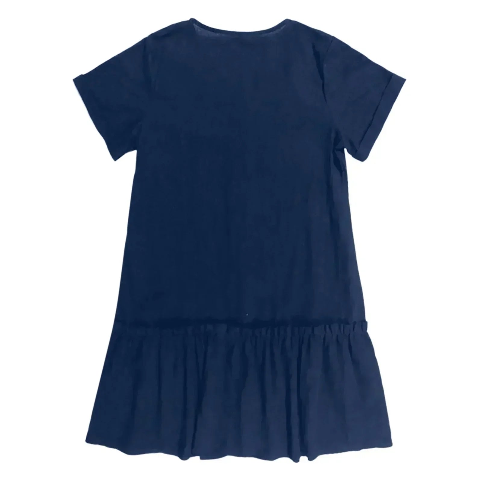 Vestido camisero corto con botones para mujer-Mini Dress-Casaluzia