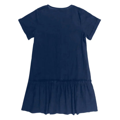 Vestido camisero corto con botones para mujer-Mini Dress-Casaluzia