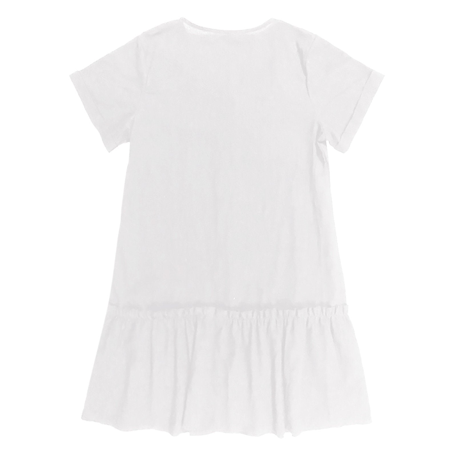 Vestido camisero corto con botones para mujer-Mini Dress-Casaluzia