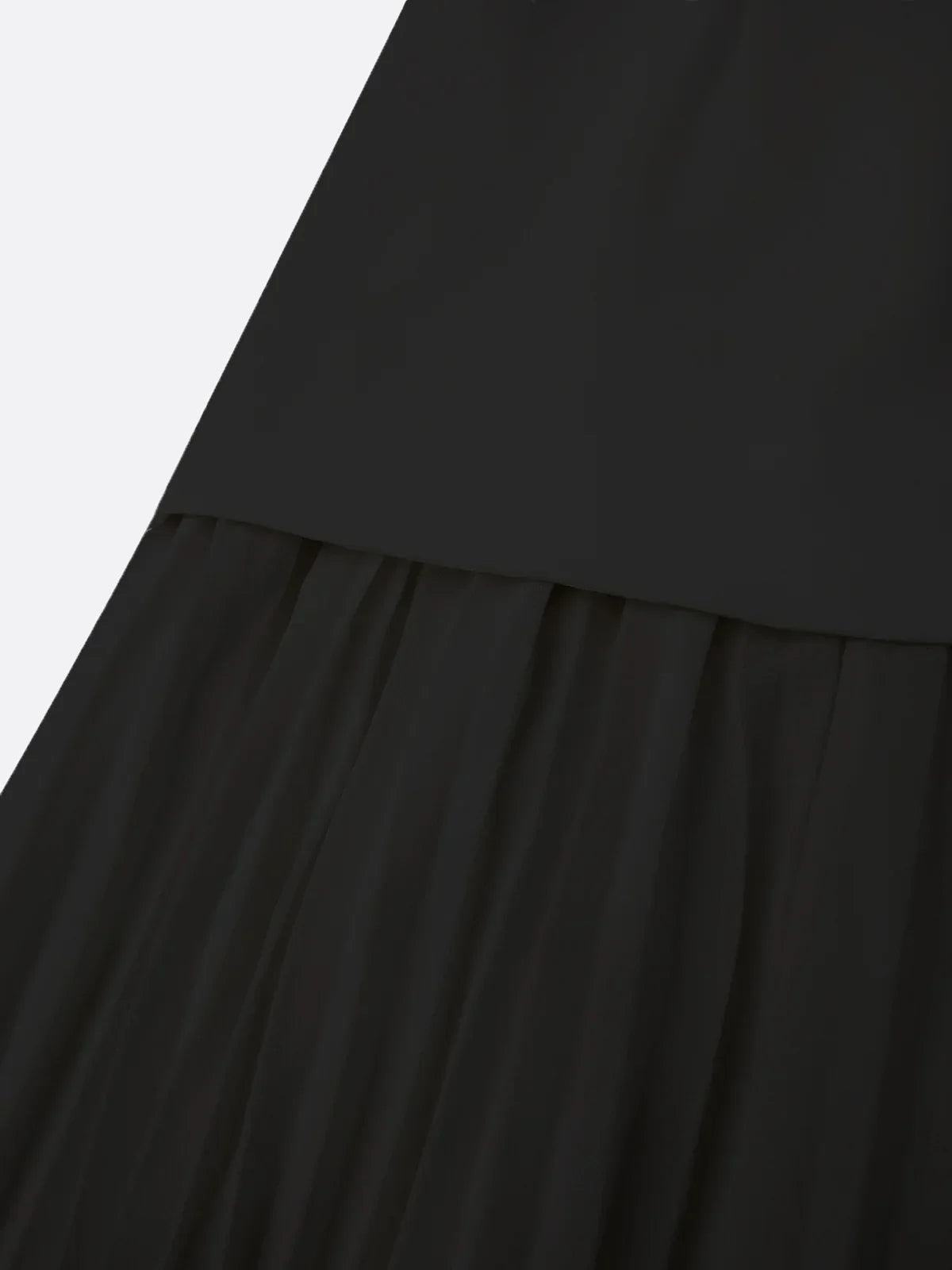 Vestido largo sin mangas para mujer con falda plisada-Maxi Dress-Casaluzia