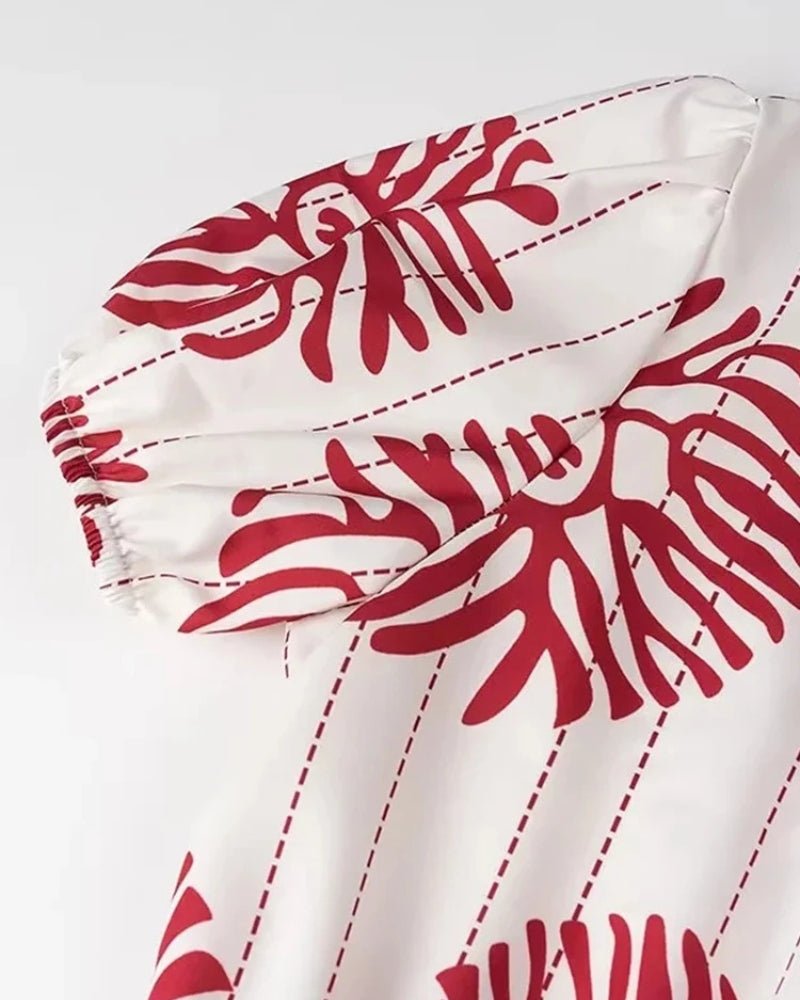 Vestido mini fruncido de un solo hombro para mujer-Mini Dress-Casaluzia