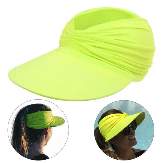 Visera de ala ancha para mujer con detalle trenzado-Accessories for Women-Casaluzia
