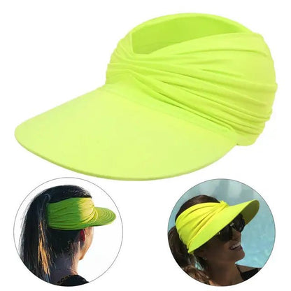 Visera de ala ancha para mujer con detalle trenzado-Accessories for Women-Casaluzia