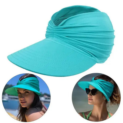 Visera de ala ancha para mujer con detalle trenzado-Accessories for Women-Casaluzia