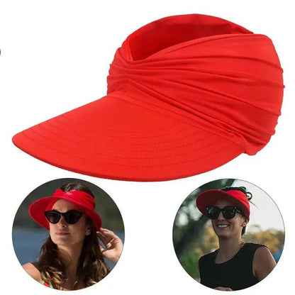 Visera de ala ancha para mujer con detalle trenzado-Accessories for Women-Casaluzia